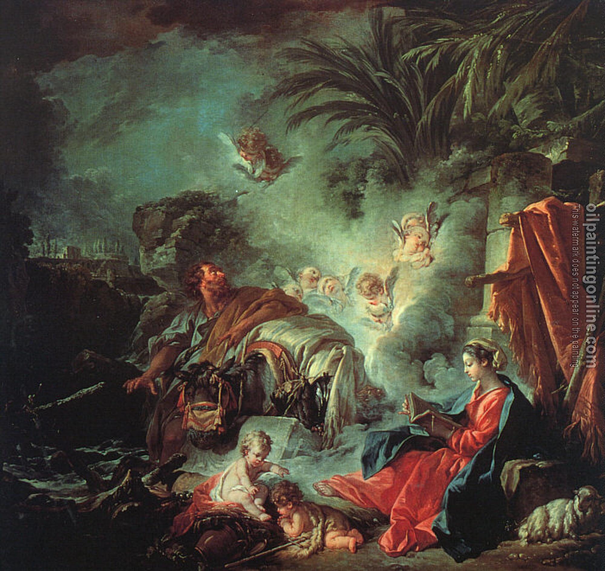 Boucher, Francois - The Rest on the Flight into Egypt